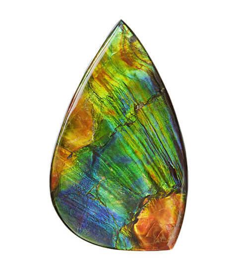 Canadian ammolite gemstone 82796